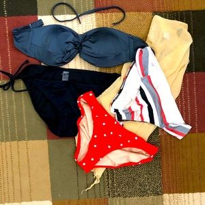 VS and J Crew swim items bundle